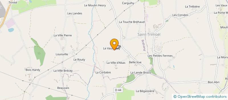 localisation de l'entreprise EARL DU VAULORIN à TREDANIEL