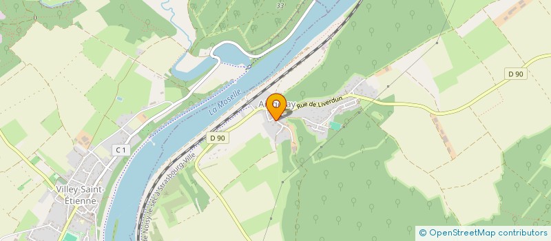 localisation de l'entreprise EARL DU VAUROT  LIVERDUN