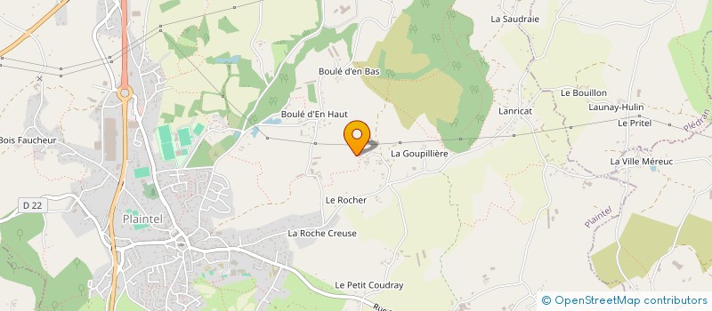localisation de l'entreprise EARL DU VERGER à PLAINTEL