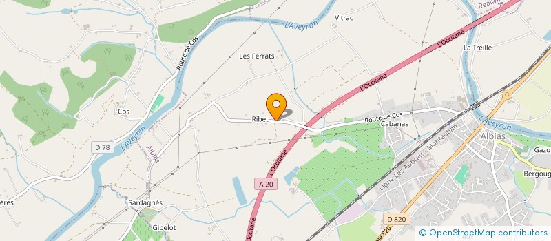 localisation de l'entreprise EARL DU VERGER THIBAUT à ALBIAS