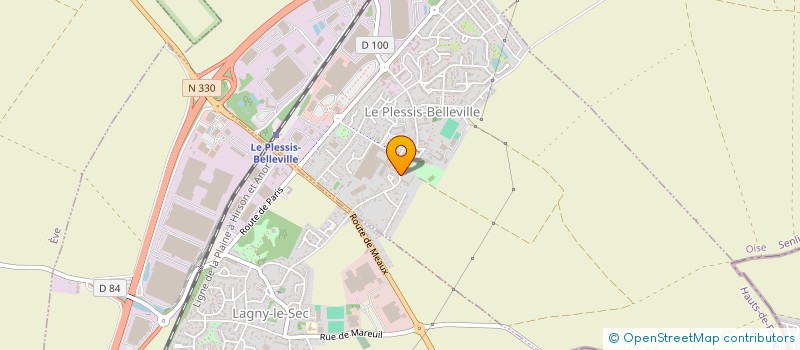 localisation de l'entreprise EARL DU VERT BUISSON  LE PLESSIS-BELLEVILLE