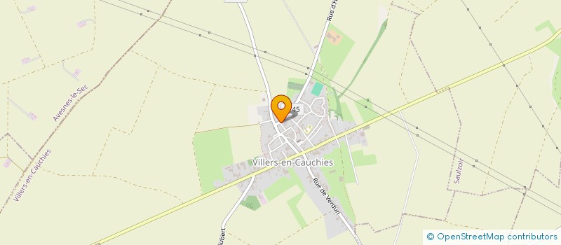 localisation de l'entreprise EARL DU VERT FOSSE à VILLERS-EN-CAUCHIES