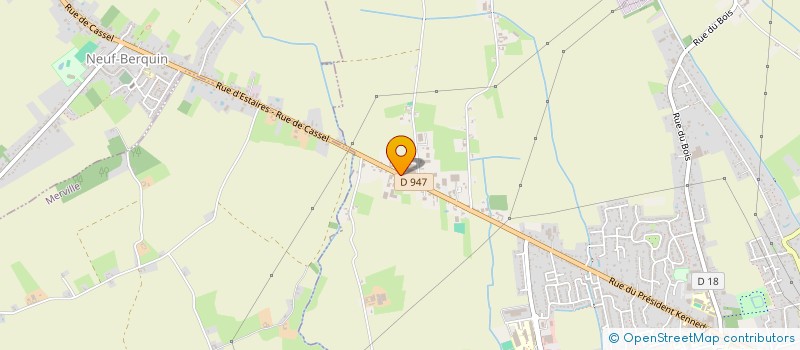 localisation de l'entreprise EARL DU VERT GAZON  ESTAIRES