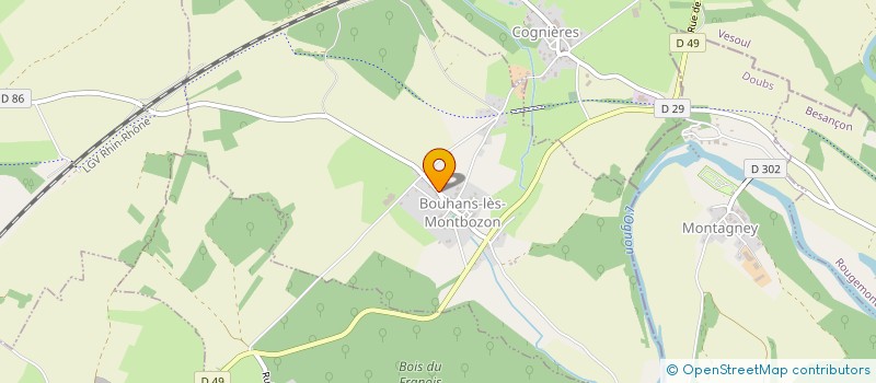 localisation de l'entreprise EARL DU VIADUC  COGNIERES