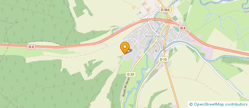 localisation de l'entreprise EARL DU VIDUS  VOID-VACON