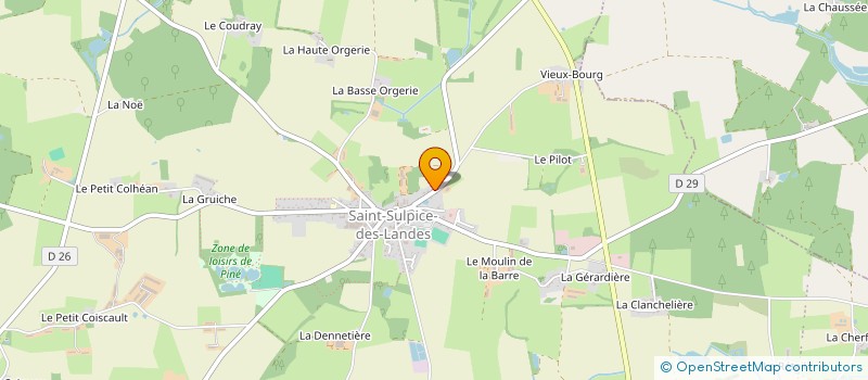 localisation de l'entreprise EARL DU VIEUX BOURG à VALLONS-DE-L'ERDRE