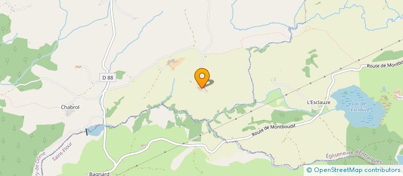 localisation de l'entreprise EARL DU VIEUX MARRONNIER à EGLISENEUVE-D ENTRAIGUES