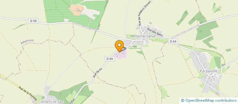 localisation de l'entreprise EARL DU VIEUX MOULIN  PLEINE-SELVE