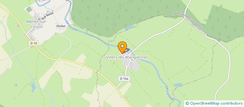 localisation de l'entreprise EARL DU VIEUX PONT  VILLERS-LES-MANGIENNES