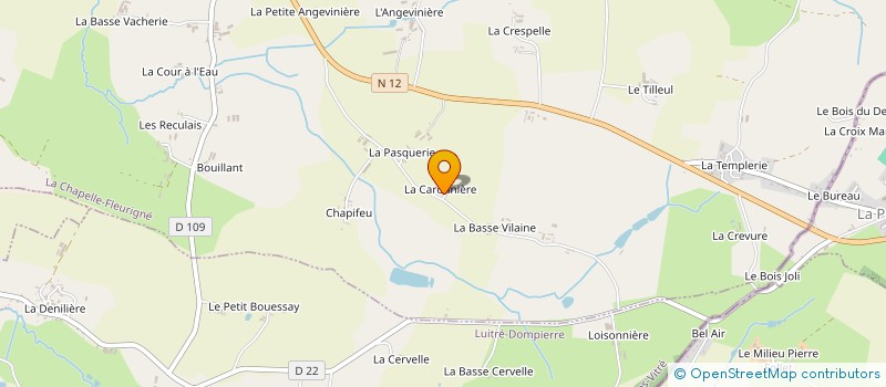 localisation de l'entreprise EARL DU VIEUX PRESBYTERE à LE CHATELLIER