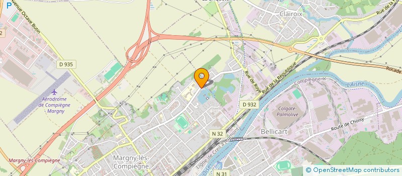 localisation de l'entreprise EARL DU VIEUX VERGER  MARGNY-LES-COMPIEGNE