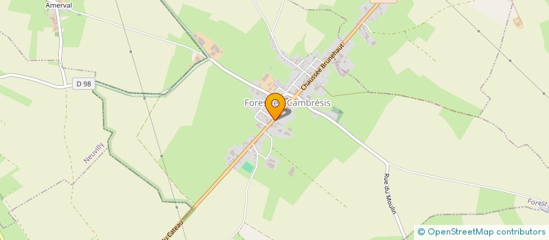 localisation de l'entreprise EARL DU VIGNOBLE  FOREST-EN-CAMBRESIS