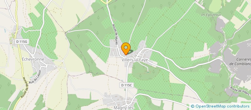 localisation de l'entreprise EARL DU VIGNOBLE GEORGES NOELLAT  VOSNE-ROMANEE