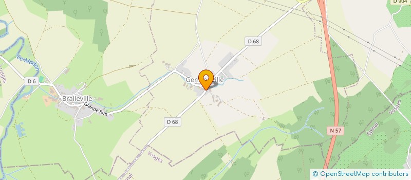 localisation de l'entreprise EARL DU VILLAGE  GERMONVILLE
