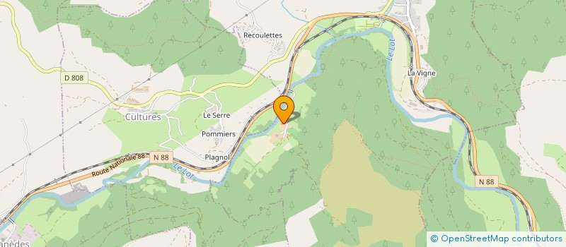 localisation de l'entreprise EARL DU VILLARET à BARJAC