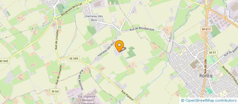 localisation de l'entreprise EARL DU VINAGE à RONCQ