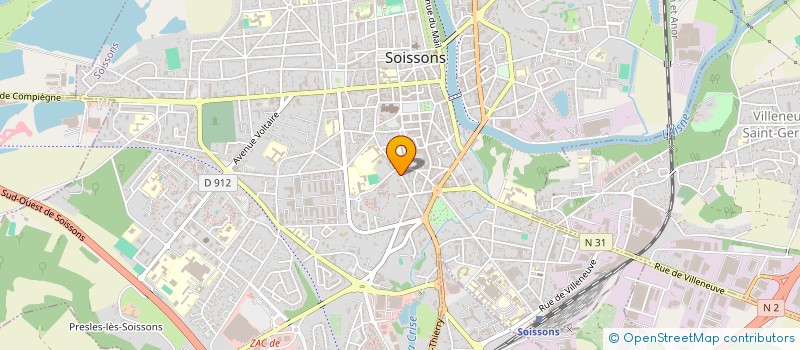 localisation de l'entreprise EARL DU VIVIER à SOISSONS