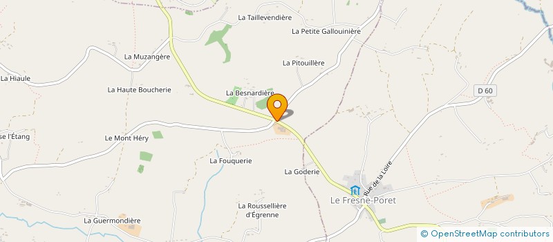 localisation de l'entreprise EARL DU VIVIER à SOURDEVAL
