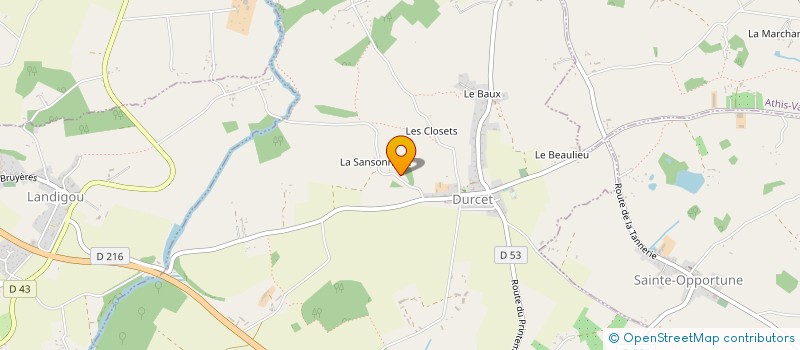 localisation de l'entreprise EARL DU VIVRET à AUBUSSON