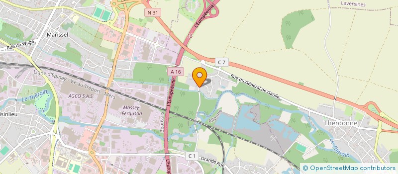 localisation de l'entreprise EARL DU WAGE  THERDONNE