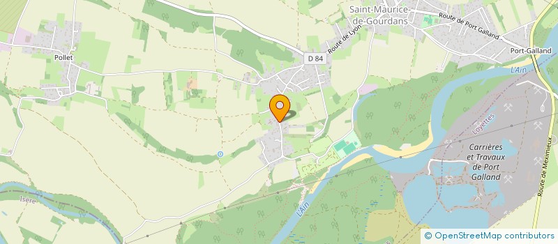 localisation de l'entreprise EARL DU ZONCHET  SAINT-MAURICE-DE-GOURDANS