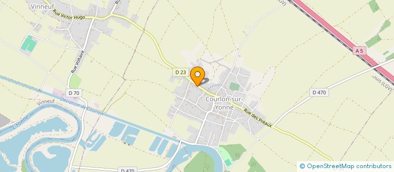 localisation de l'entreprise EARL DUBECQ FREDERIC  COURLON-SUR-YONNE