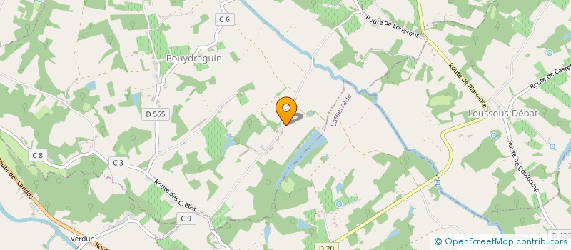 localisation de l'entreprise EARL DUBERES PEFFAU  MARGOUET-MEYMES