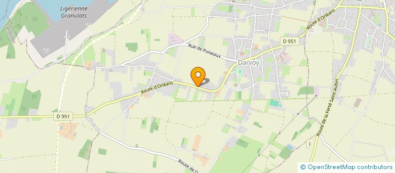 localisation de l'entreprise EARL DUBOIS ET FILS à DARVOY