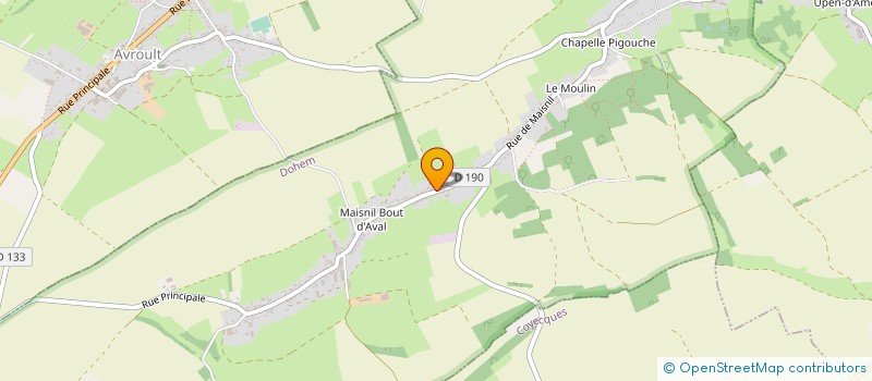 localisation de l'entreprise EARL DUBOIS FRERES  DOHEM