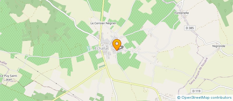 localisation de l'entreprise EARL DUBOIS LAURENT à ECHALLAT