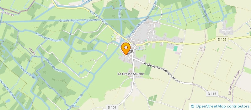 localisation de l'entreprise EARL DUBOIS PERE ET FILS  ARCAIS