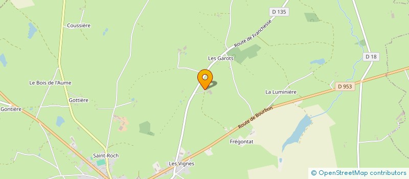 localisation de l'entreprise EARL DUBOST  YGRANDE