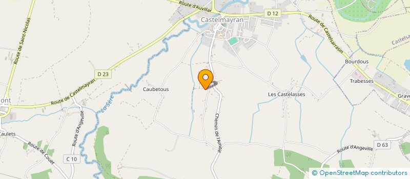 localisation de l'entreprise EARL DUBUC à CAUMONT