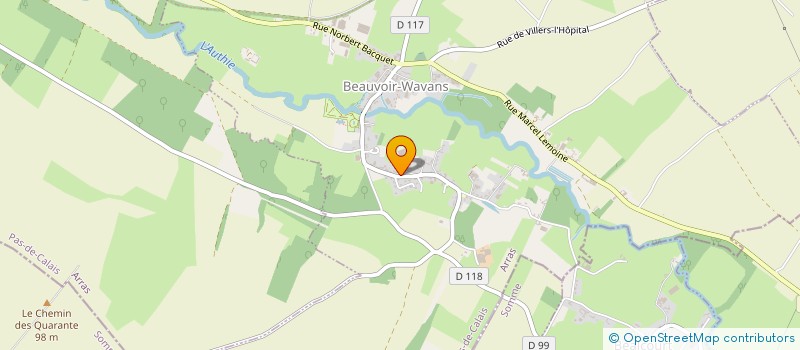 localisation de l'entreprise EARL DUCELLIER DAVID  BEAUVOIR-WAVANS