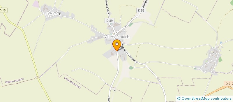 localisation de l'entreprise EARL DUCHEMIN  VILLERS-PLOUICH