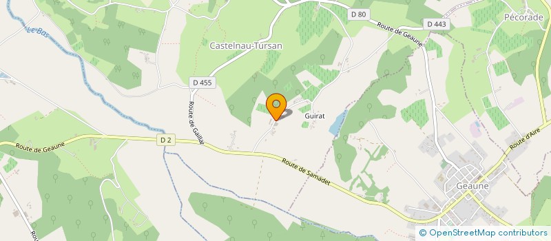 localisation de l'entreprise EARL DUCLA à CASTELNAU-TURSAN