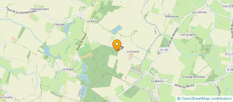 localisation de l'entreprise EARL DUCOULOMBIER  SERLEY