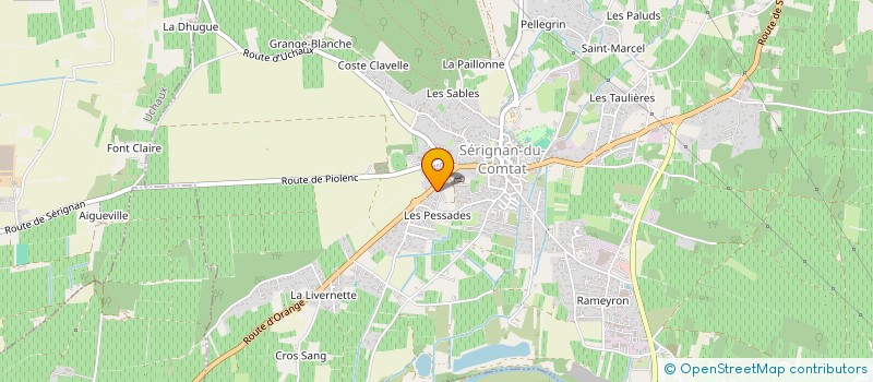 localisation de l'entreprise EARL DUFFRENE ET FILS  SERIGNAN-DU-COMTAT