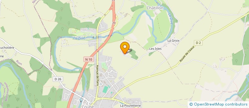 localisation de l'entreprise EARL DUFOUR à VALENCE-EN-POITOU