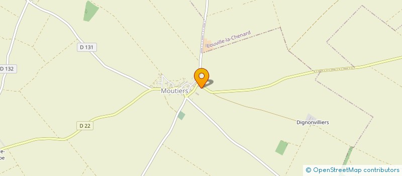 localisation de l'entreprise EARL DUGUE à MOUTIERS