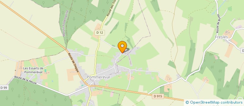 localisation de l'entreprise EARL DUJARDIN à POMMEREVAL