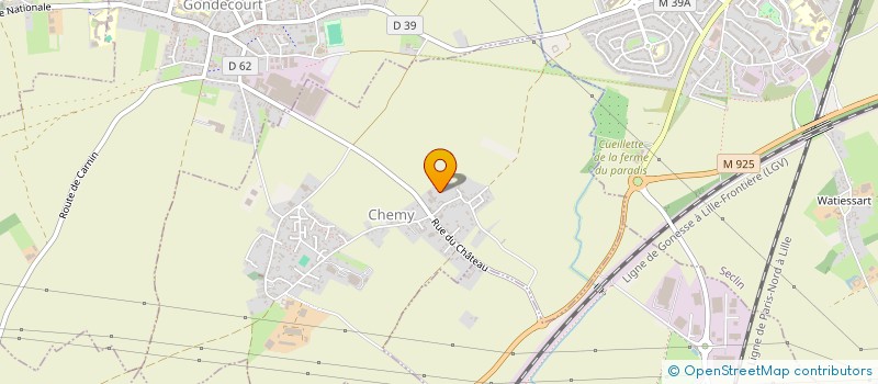 localisation de l'entreprise EARL DUJARDIN  CHEMY