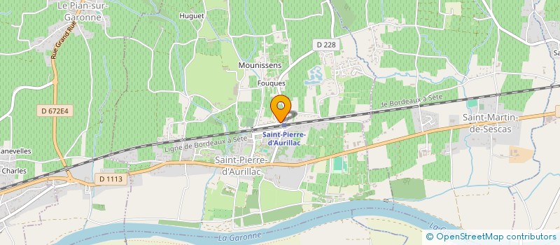 localisation de l'entreprise EARL DULAC  SAINT-PIERRE-D'AURILLAC