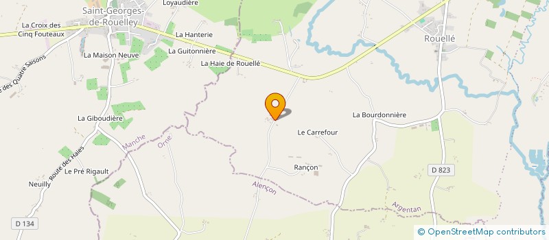 localisation de l'entreprise EARL DUMESNIL THOMAS à DOMFRONT EN POIRAIE