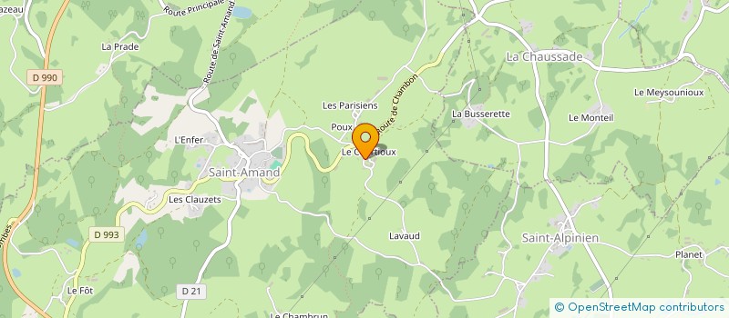 localisation de l'entreprise EARL DUMONTEIL à SAINT-AMAND