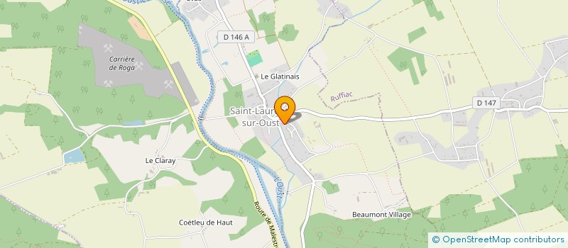 localisation de l'entreprise EARL DUPE à SAINT-ABRAHAM