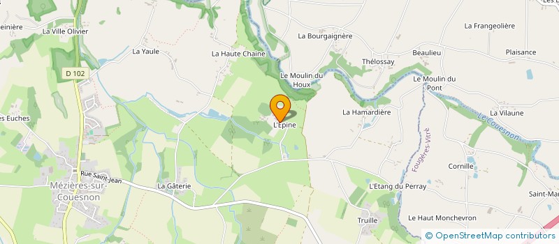 localisation de l'entreprise EARL DUPETITPRE à MEZIERES-SUR-COUESNON