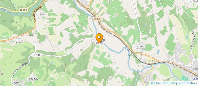 localisation de l'entreprise EARL DUPEUBLE PERE ET FILS à LE BREUIL