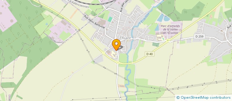 localisation de l'entreprise EARL DUPONT A THIANT  THIANT