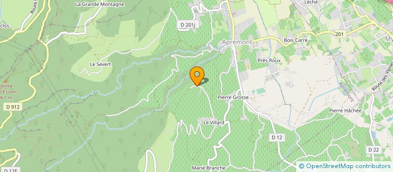 localisation de l'entreprise EARL DUPRAZ MARC  APREMONT